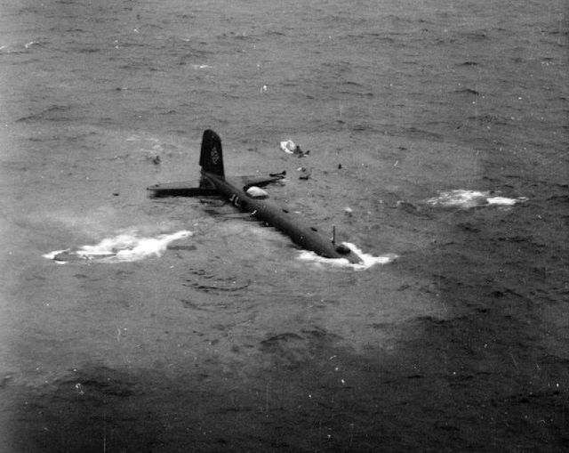 Cóndor derribado en el Atlántico 1941 (Fuente: Forczyk, Robert “Fw 200 Condor Vs Atlantic Convoy 1941-1943” Osprey 2010 pag 56)