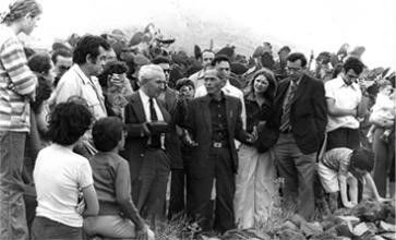 Los testigos en el lugar. (La Provincia)