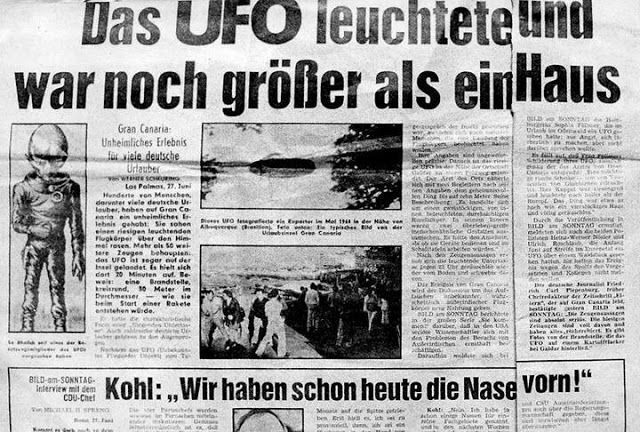 El UFO en la prensa alemana.