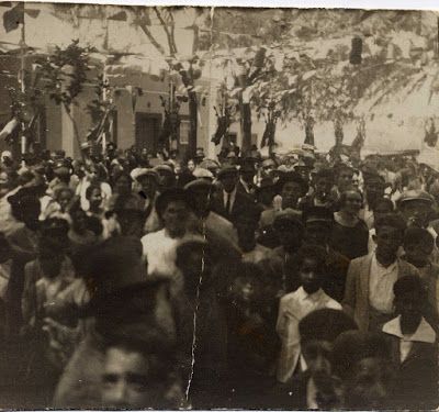 Plaza de Agaete, años veinte del siglo XX.