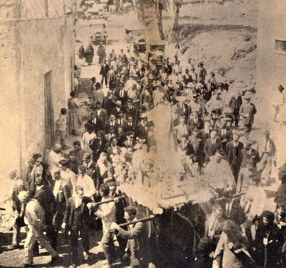 El Corazón de Jesús entrando en las Nieves, 23 de mayo de 1926.