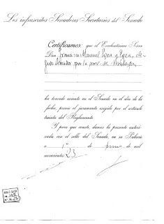 Toma de posesión de senador