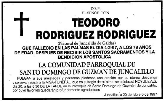 Don Teodoro Rodríguez