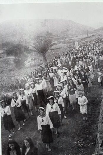 1951, VISITA DE LA VIRGEN PEREGRINA DE FÁTIMA.