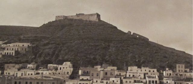 Castillo de San Francisco, años treinta,  prisión de los detenidos. (FEDAC)