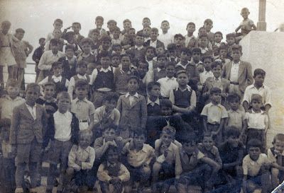 Alumnos colegio Viera y Clavijo, década cuarenta-cincuenta (FEDAC)