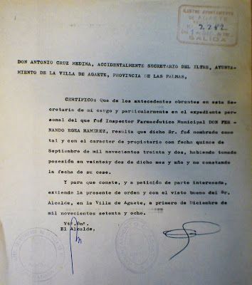  Contestación del Ayuntamiento de Agaete