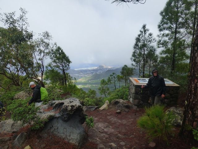 Llegada del camino a Tamadaba.