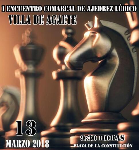 180309 cartel encuentro comarcal ajedrez ludico 1