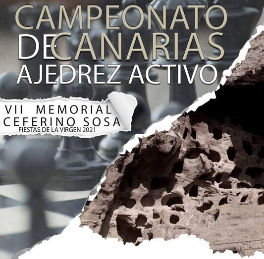 Cartel Campeonato de Canarias de Ajedrez Activo