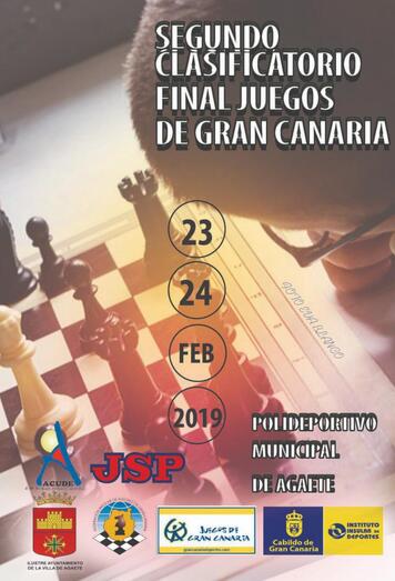 190220 cartel segundo clasificatorio juegos ajedrez