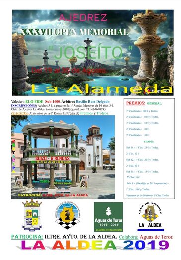 CARTEL XXXVII OPEN MEMORIAL JOSEÍTO