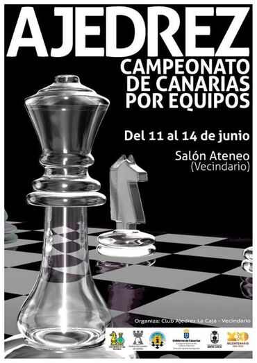 cartelcampcanariasajedrez