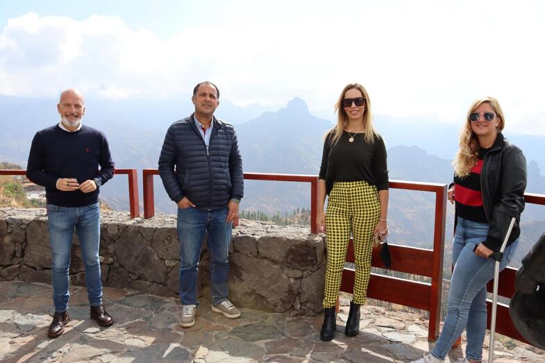 01De izq a dcha Julio Ojeda Jesús Díaz Guacimara Medina y Dina González