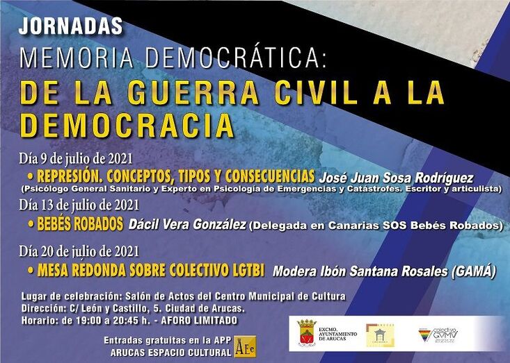 Cartel jornadas memoria