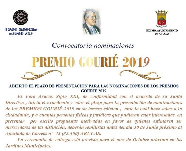 PRESENTACION PREMIOS GOURIE