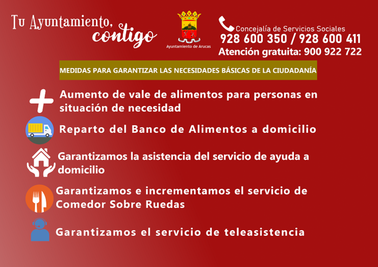 Cartel medidas sociales