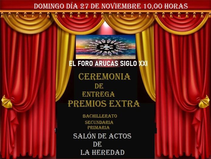 COMUNICADO PROTOCOLARIO DE ENTREGA DE LOS PREMIOS