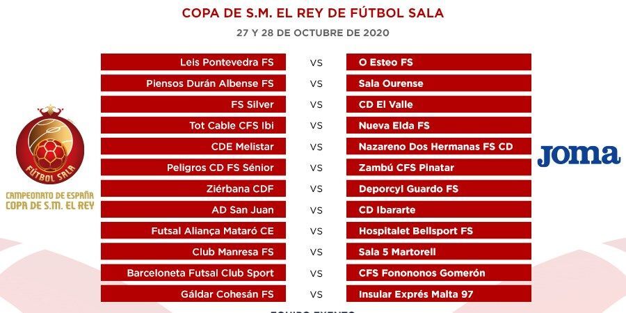 primera ronda copa rey futsal
