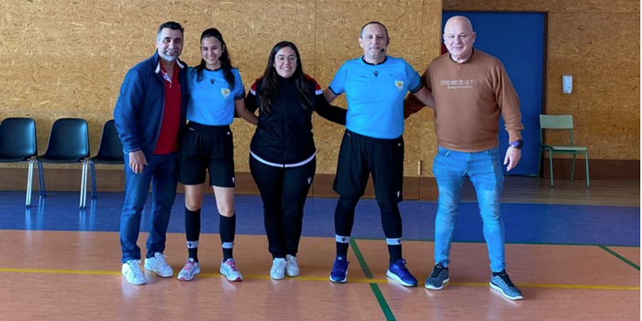 Nel García Carmen Gara Rodríguez Morales Lorena Armas cronometradora José Ramos González y Fernando Javier Rodríguez García