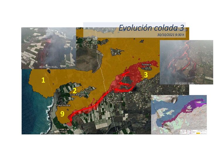 Evolución de la colada 3