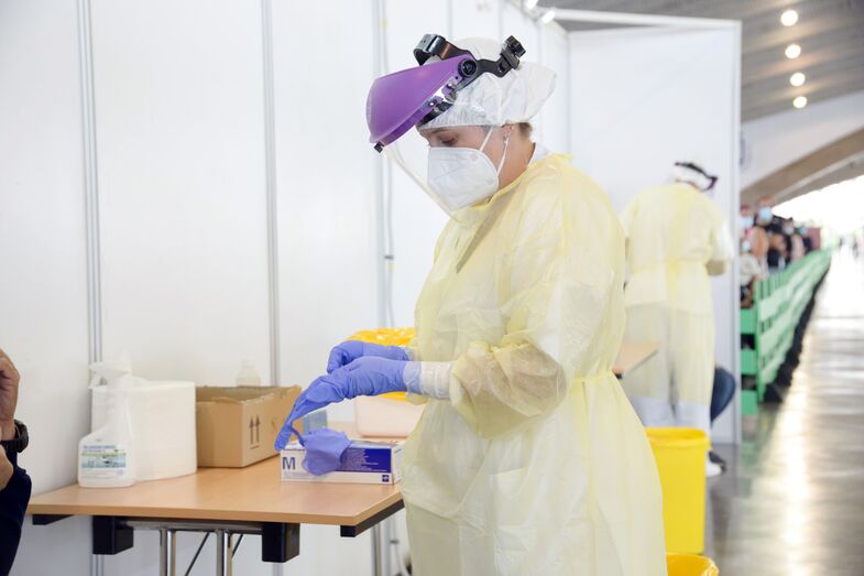 Punto de toma de muestras Recinto Ferial TFE