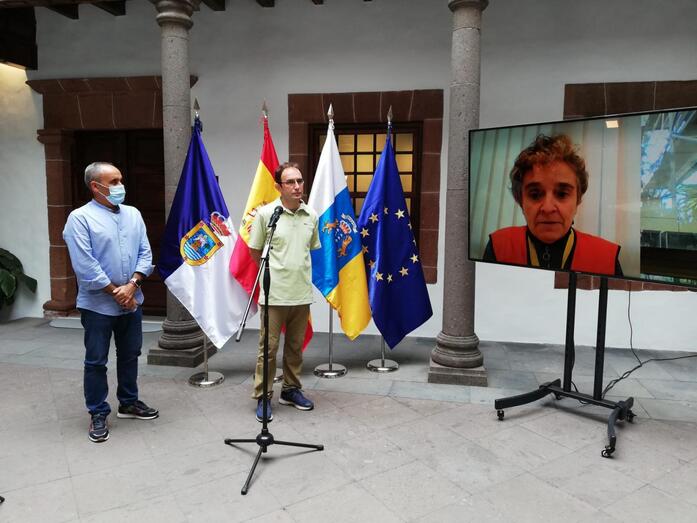 Rueda de prensa de los comité científico y director del PEVOLCA