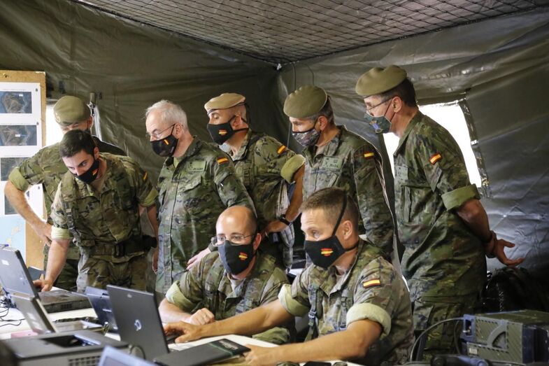 Visita JEMAD Puesto de Mando GT