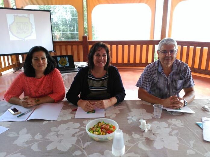 De izquierda a derecha Grimanesa González Soledad Monzón y Antonio Martín