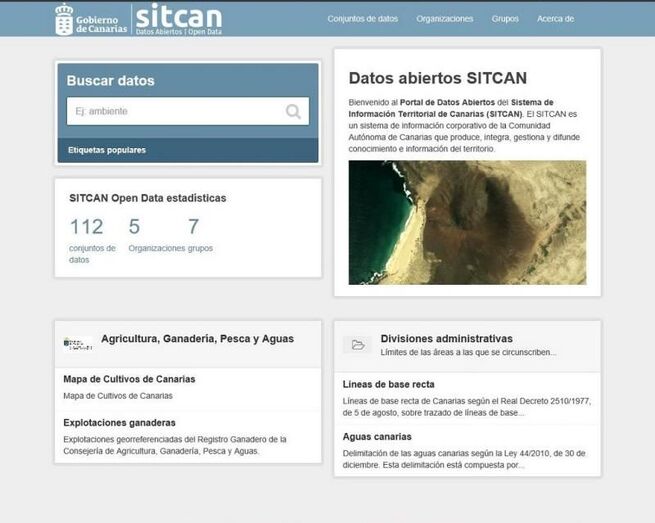 Visor Portal de Datos Abiertos del SITCAN