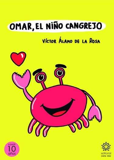 Portada OMAR EL NIÑO CANGREJO con logo