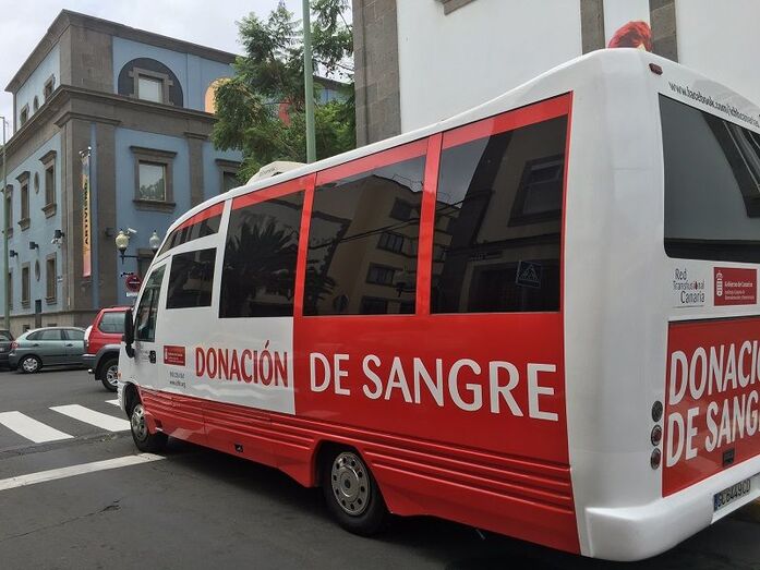 unidad movil sangre