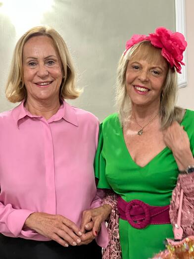 Foto Rosario con Gloria María