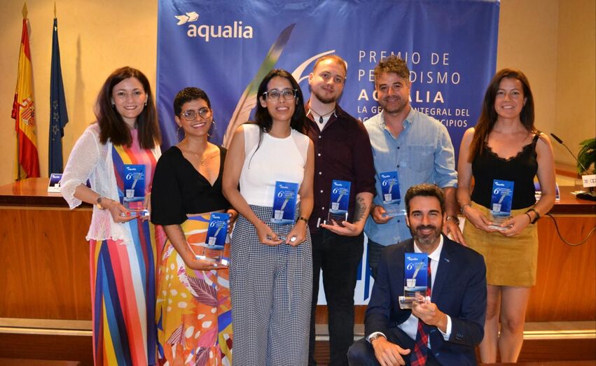 Foto de los premiados en la sexta edición