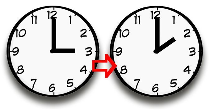 cambio hora