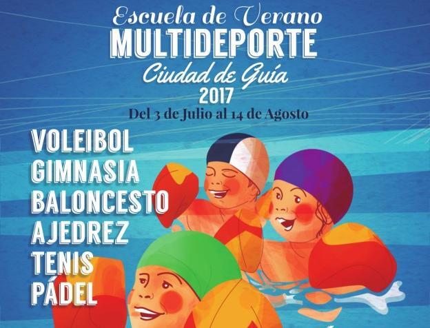 Cartel ESCUELA DE VERANO MULTIDEPORTE