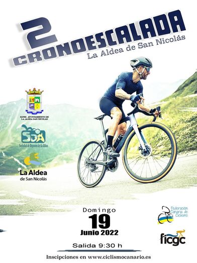 Cartel II Cronoescalada La Aldea 2022