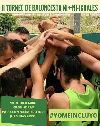 Cartel II Torneo de Baloncesto NiNi Iguales