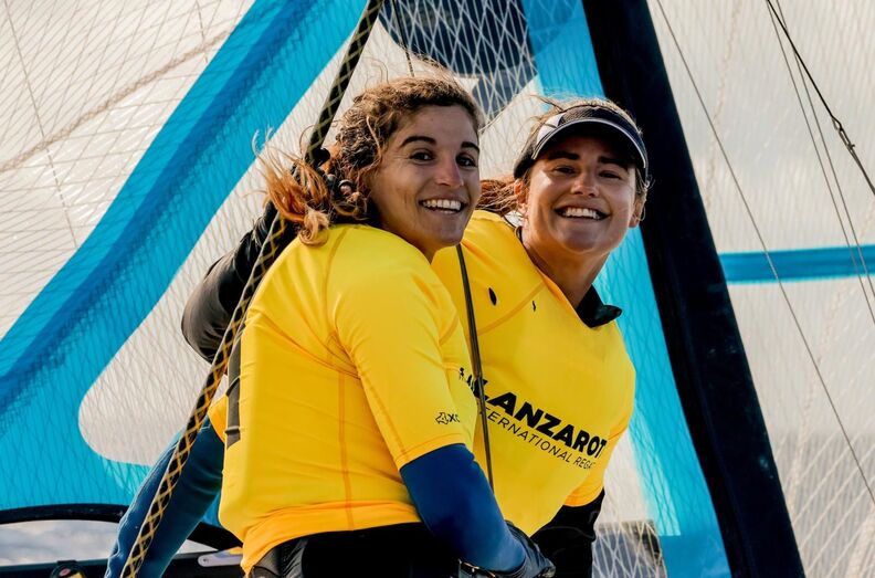 Kahena Kunze y Martine Grael (Brasil) Primeras en 49erFX