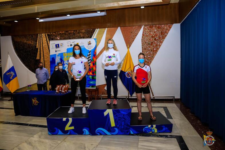 podio ILCA 6 Regata Carnaval