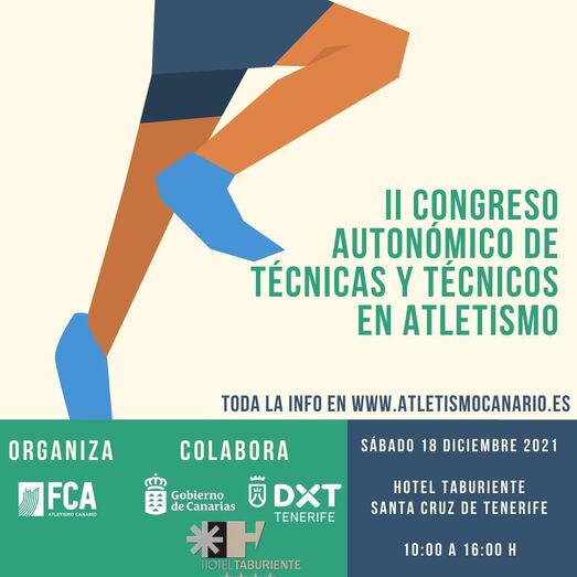 cartel II Congreso Autonómico de técnicos en Atletismo