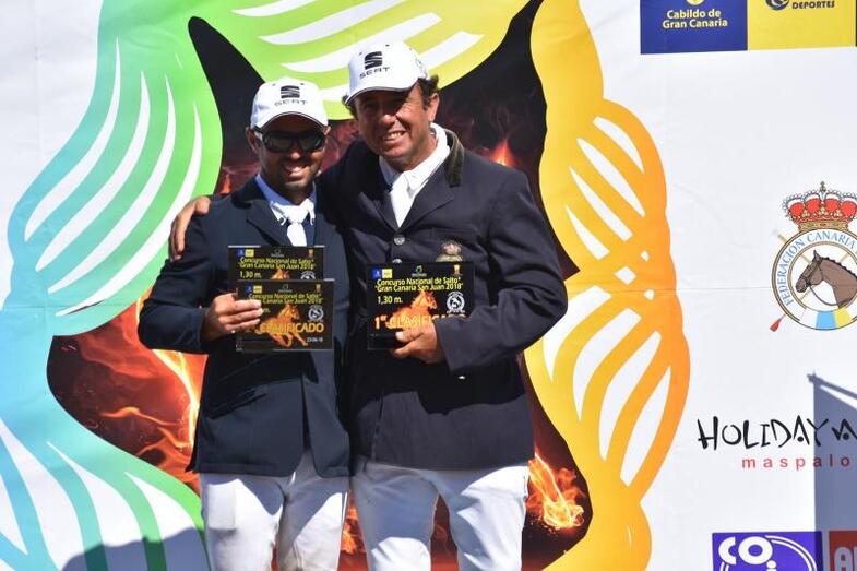 Aridane Rivero y Diego Porres 130cms