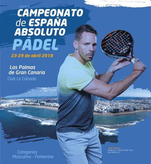 CARTEL XXXIV Campeonato de Espana de padel