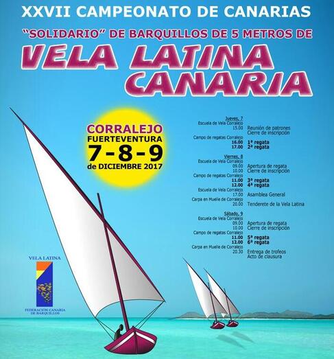 CartelCampeonato de Canarias de Vela Latina