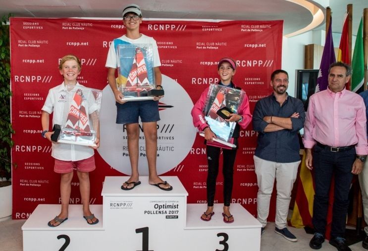 Eduardo Brito campeón de España de Optimist sub23