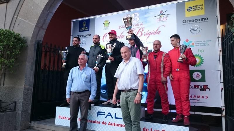 Podio final Santa Brígida 2017 con presidente FALP y alcalde de SB