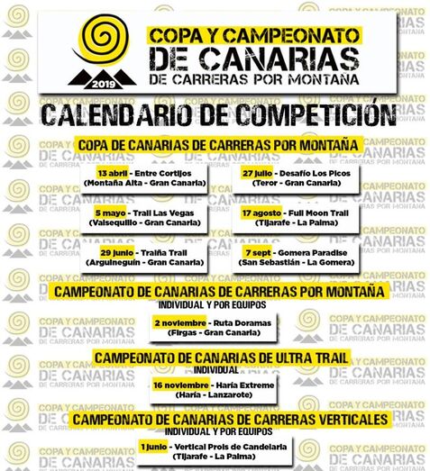 Calendario Fecamon 2019