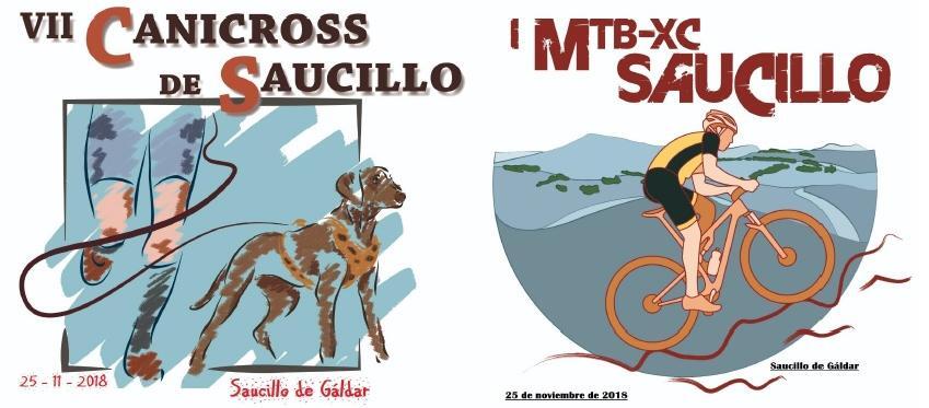 Cartel Canicross y MTB Saucillo 18