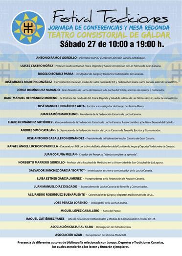 Cartel Tradiciones 1