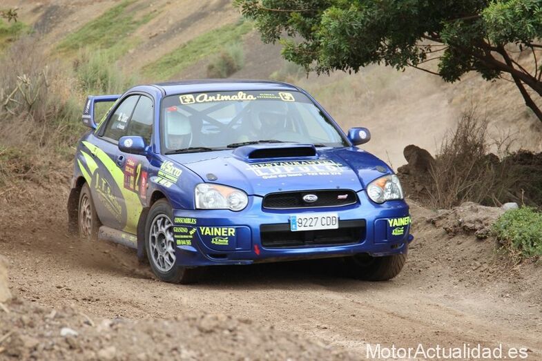 Tacoronte Sáez ganó el último slalom GC 10 6 18 con Subaru 1